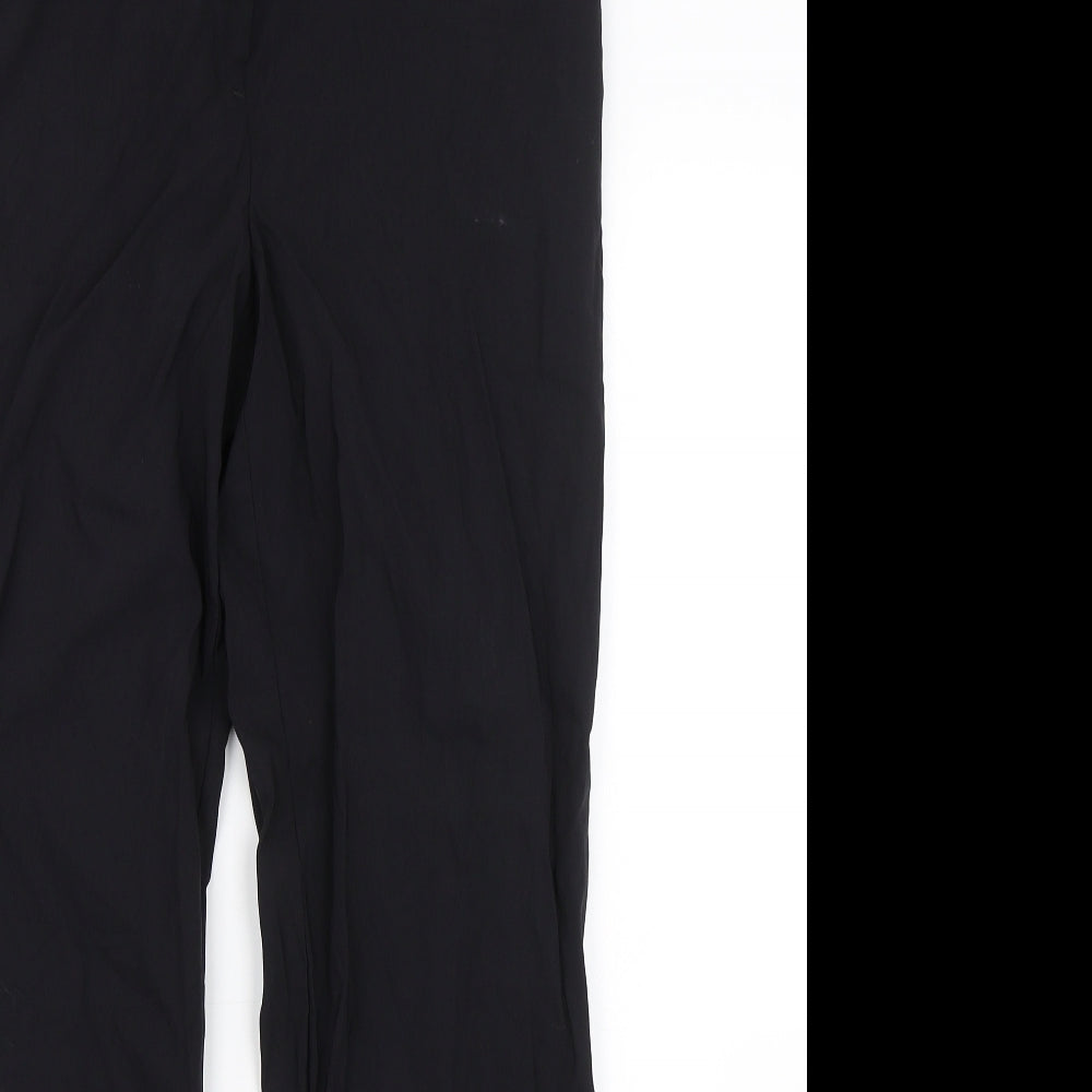 Papaya Womens Black   Trousers  Size 14 L26 in