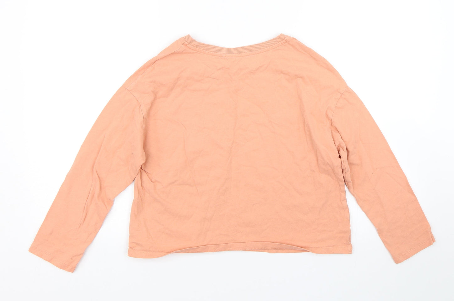 NEXT Girls Orange   Basic T-Shirt Size 12 Years