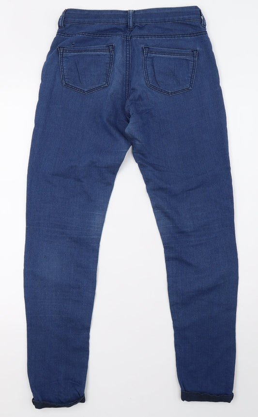 New Look Womens Blue  Denim Skinny Jeans Size 6 L32 in