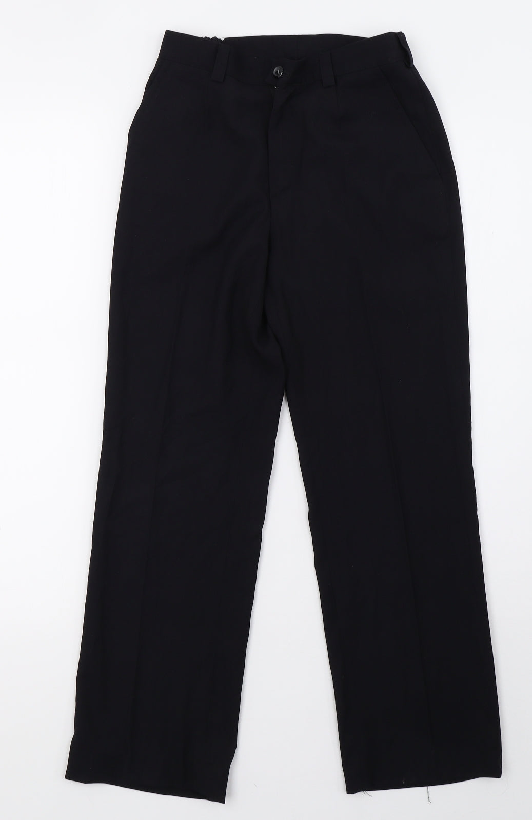 Preworn Boys Black   Sweatpants Trousers Size S - school wear