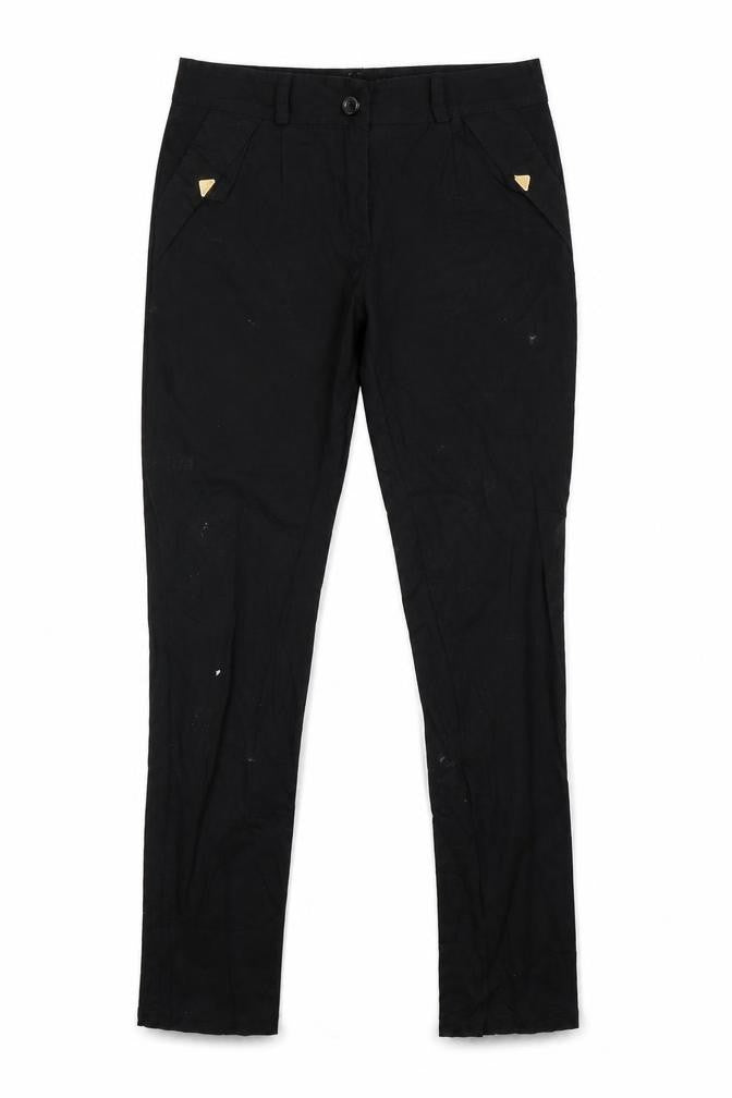 Pippa & Julie Womens Black   Straight Jeans Size 10 L27 in