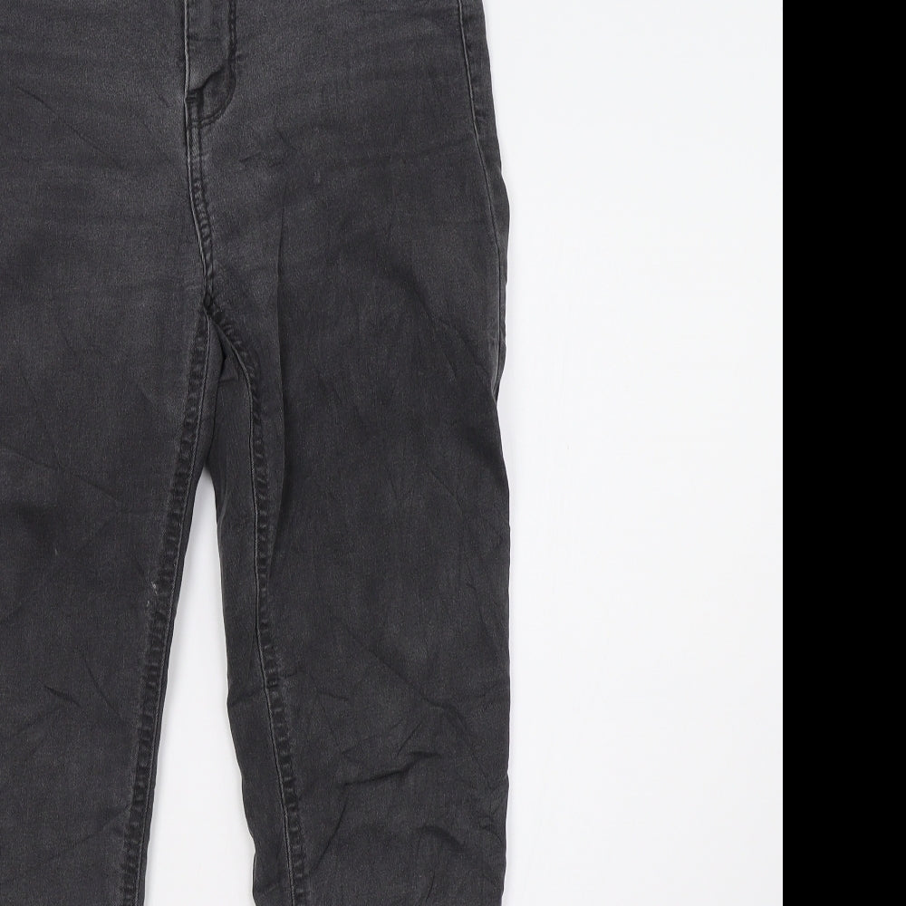 Preworn Womens Grey  Denim Skinny Jeans Size 10 L30 in