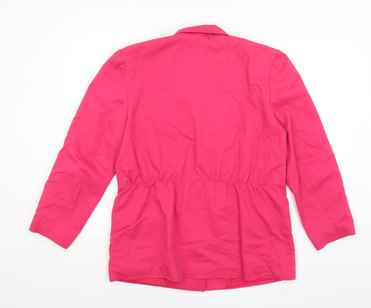 My Look Womens Pink   Jacket Blazer Size 10