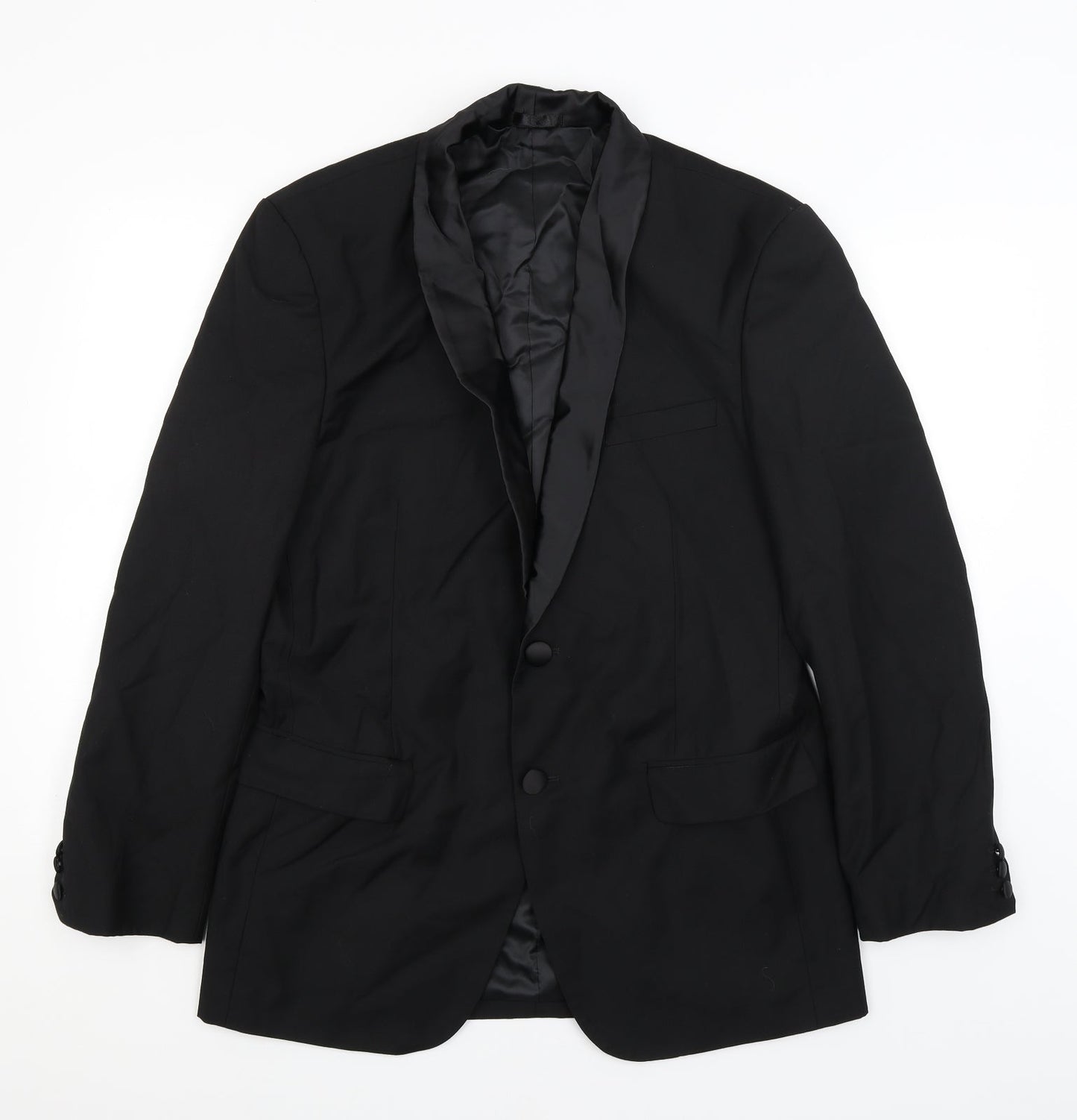 Taylor & Quiff Mens Black   Jacket Blazer Size L