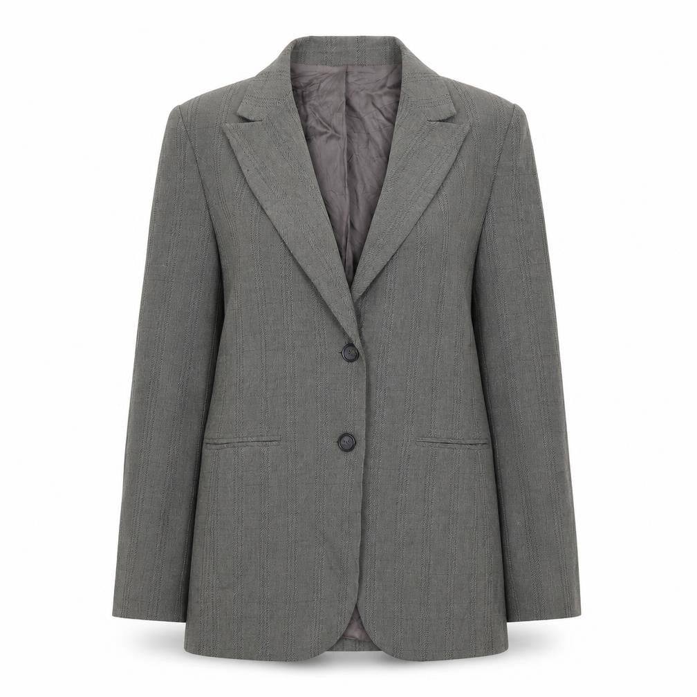 M&S Womens Grey   Jacket Blazer Size 10