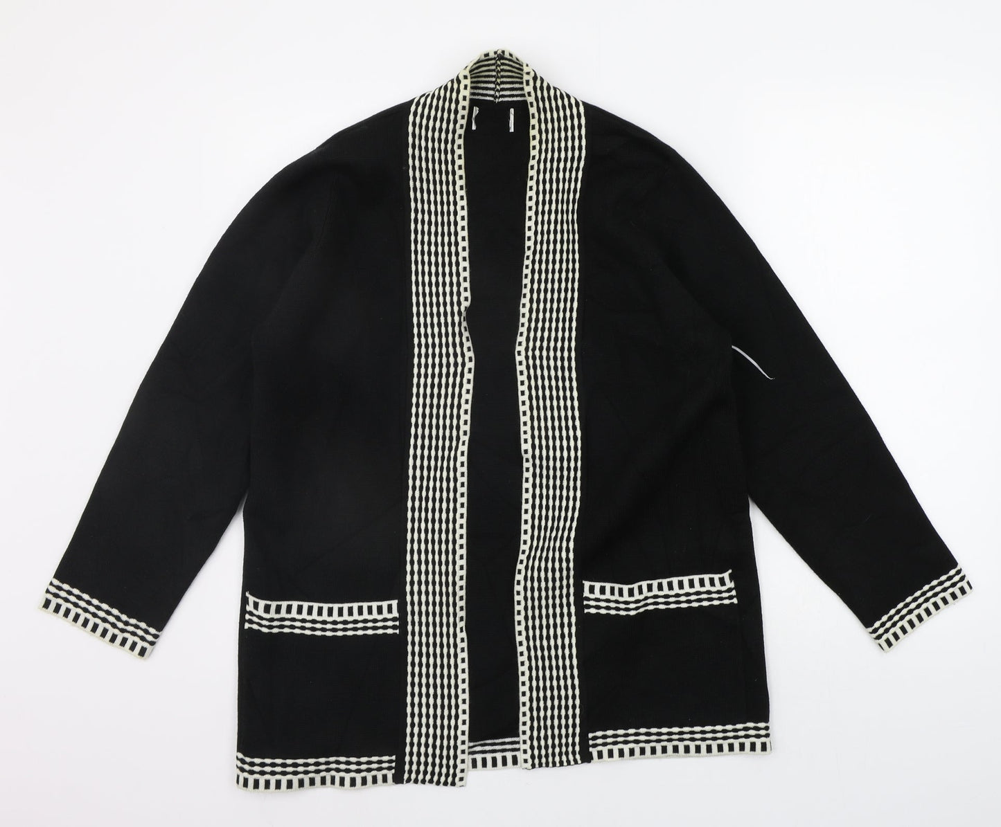 Preworn Womens Black   Cardigan Jumper Size S