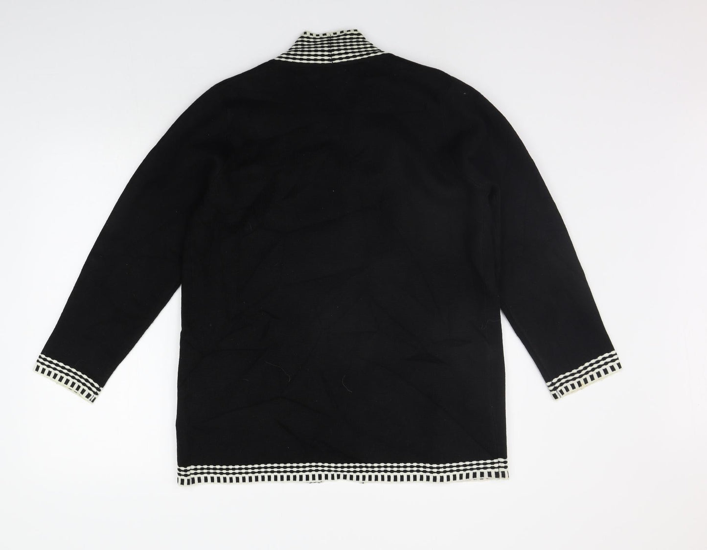 Preworn Womens Black   Cardigan Jumper Size S