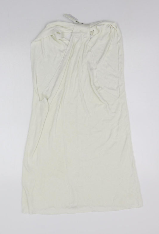 ASOS Womens White   Jumper Dress  Size 8