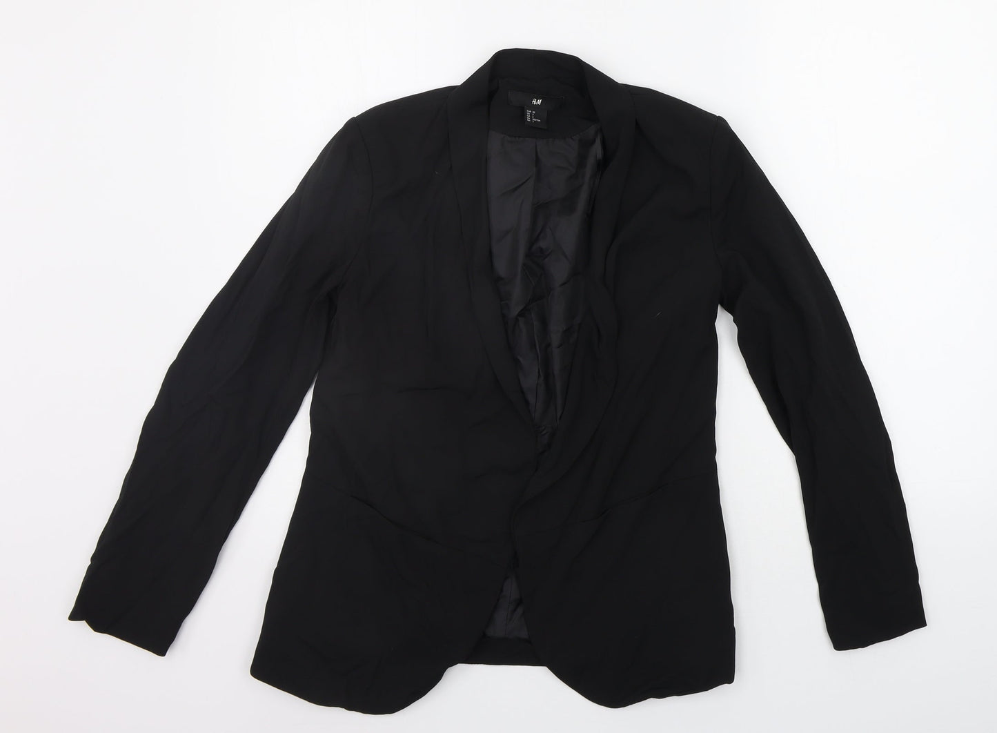 H&M Womens Black   Jacket Coat Size 4