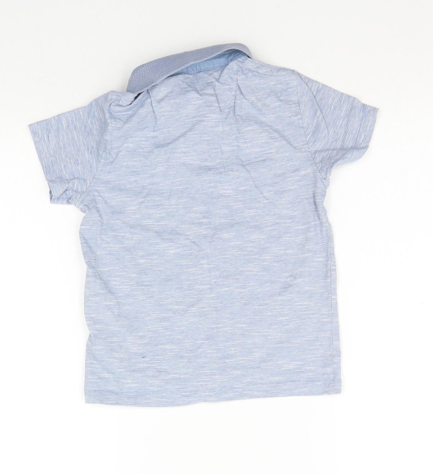 Primark Girls Blue   Basic Polo Size 6-7 Years