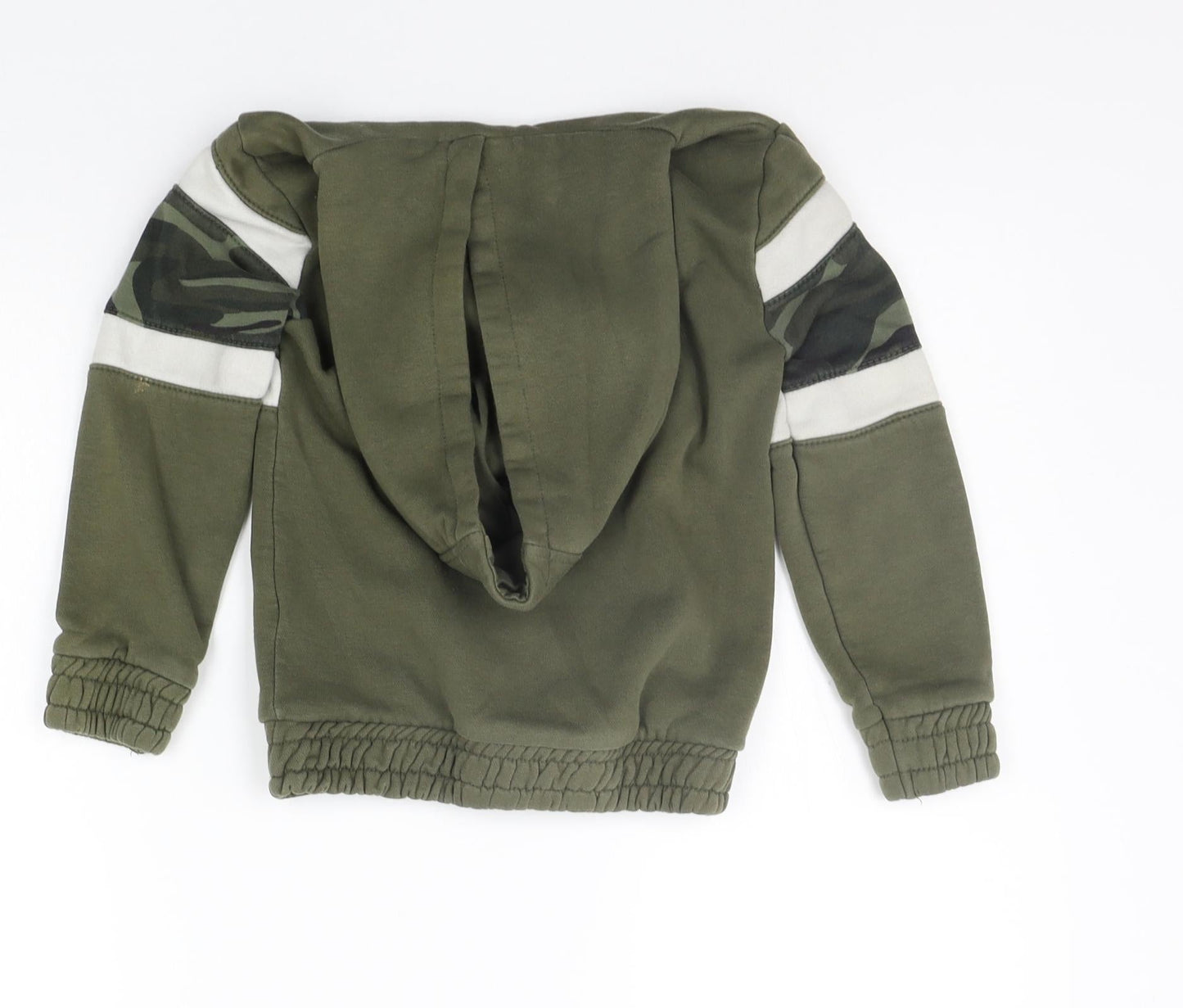 George Girls Green Houndstooth  Pullover Jumper Size 4-5 Years