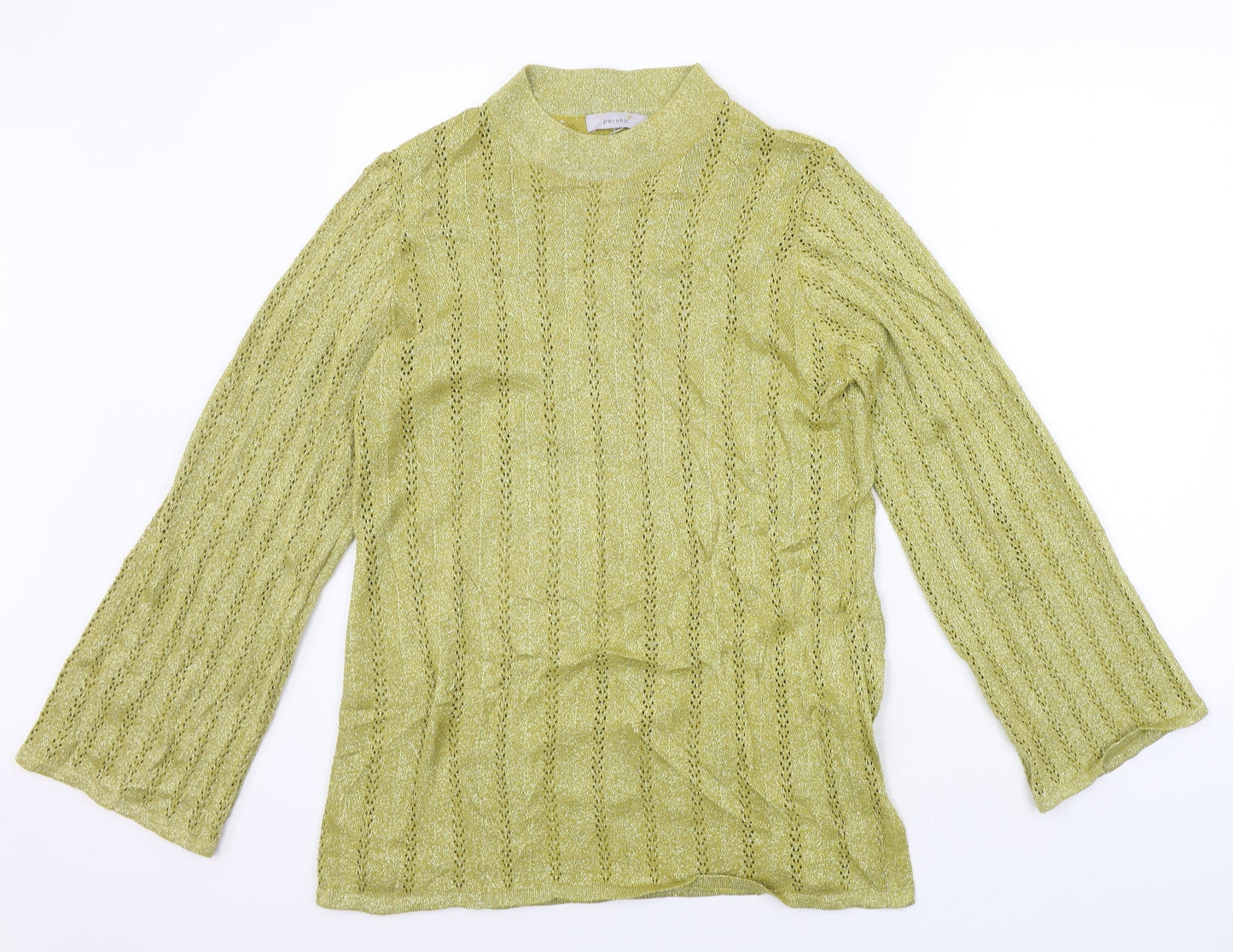 Marks and Spencer Womens Yellow   Pullover Jumper Size 16