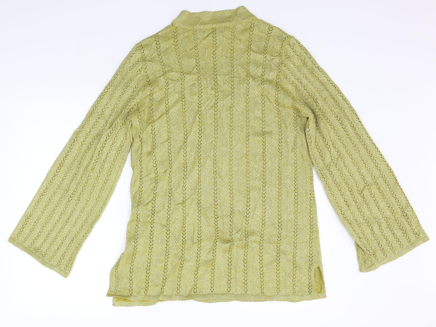 Marks and Spencer Womens Yellow   Pullover Jumper Size 16