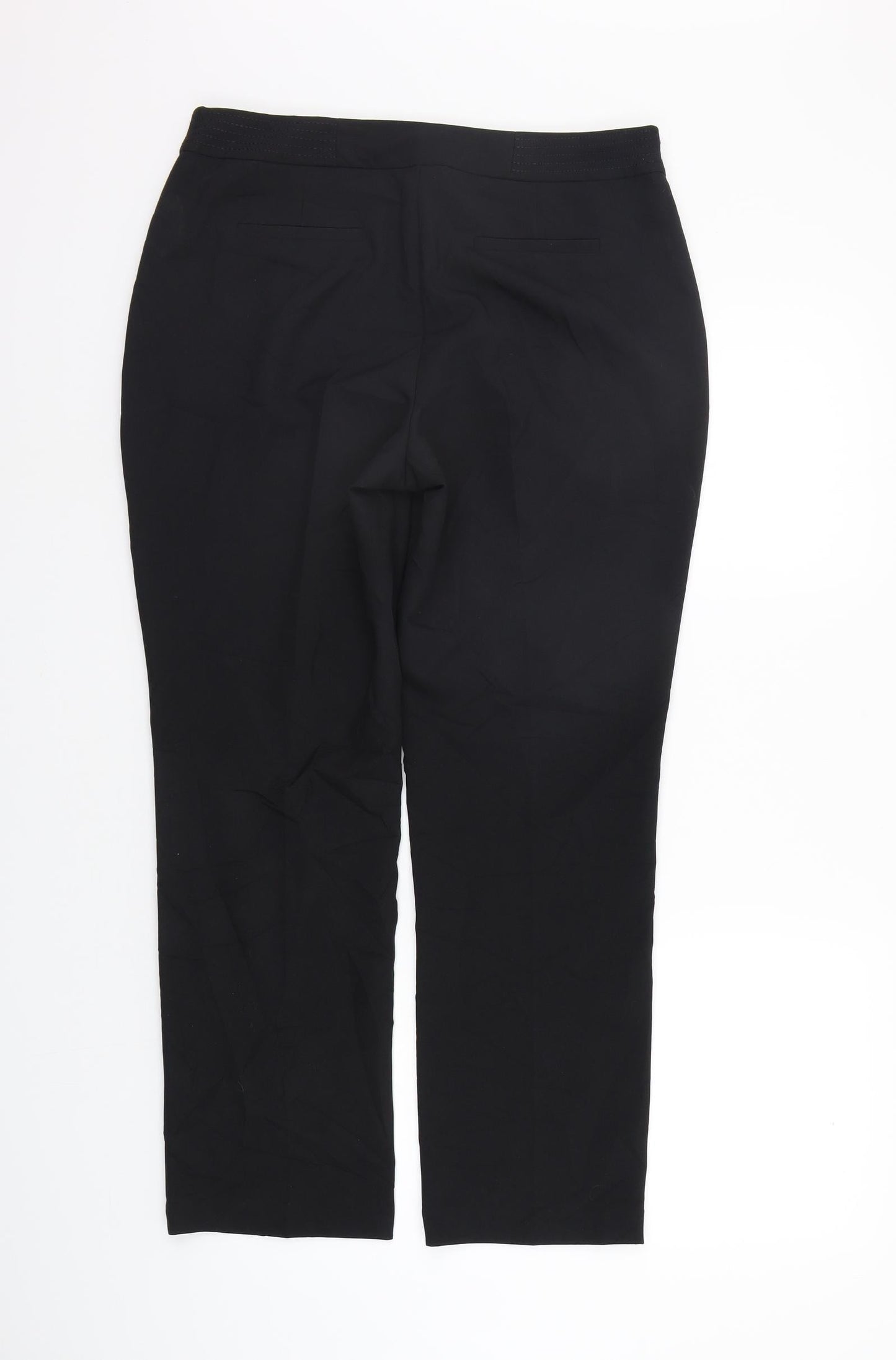 M&Co Womens Black   Sweatpants Trousers Size 12 L28 in