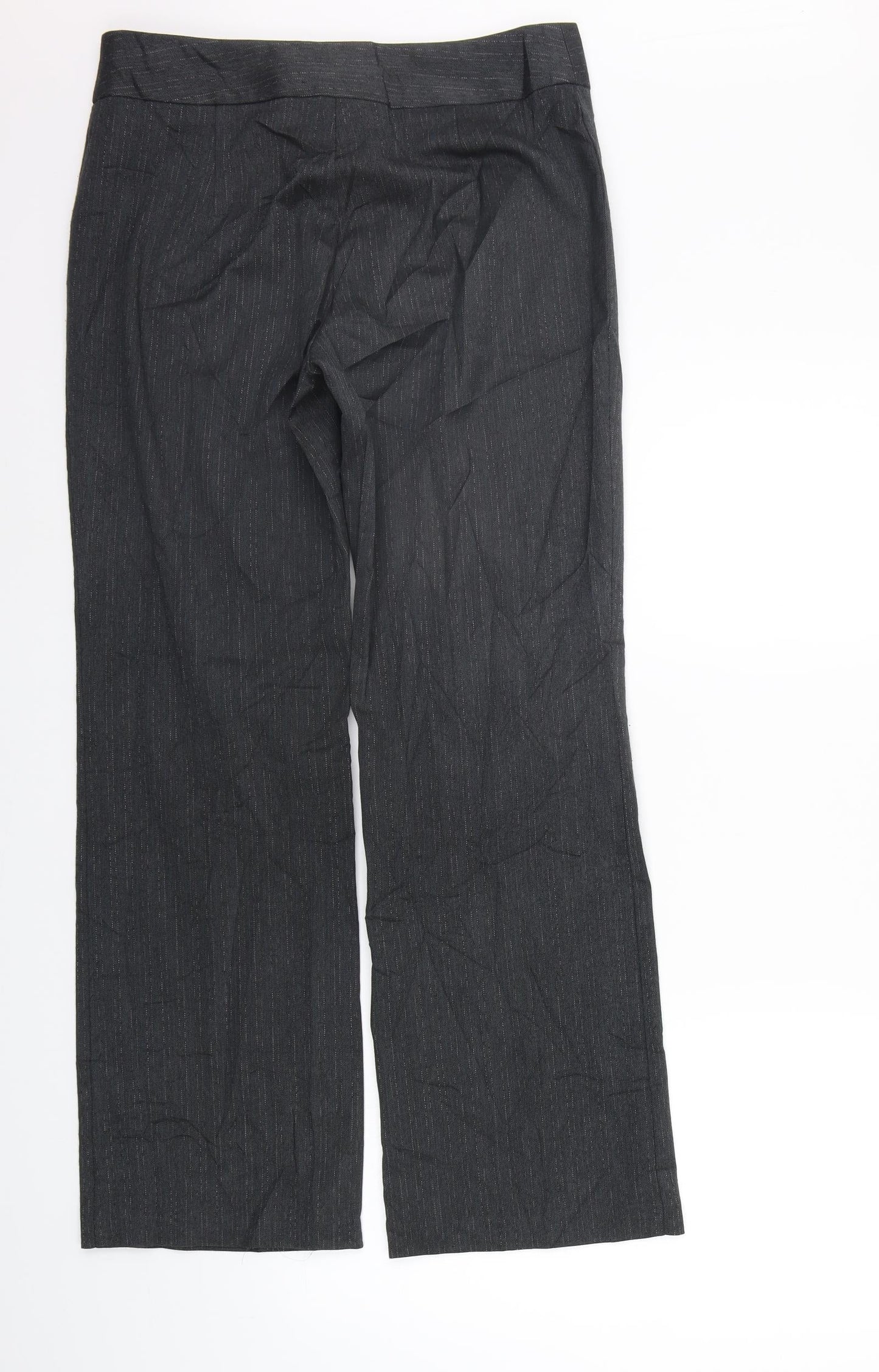 Marks and Spencer Womens Grey   Trousers  Size 12 L29 in