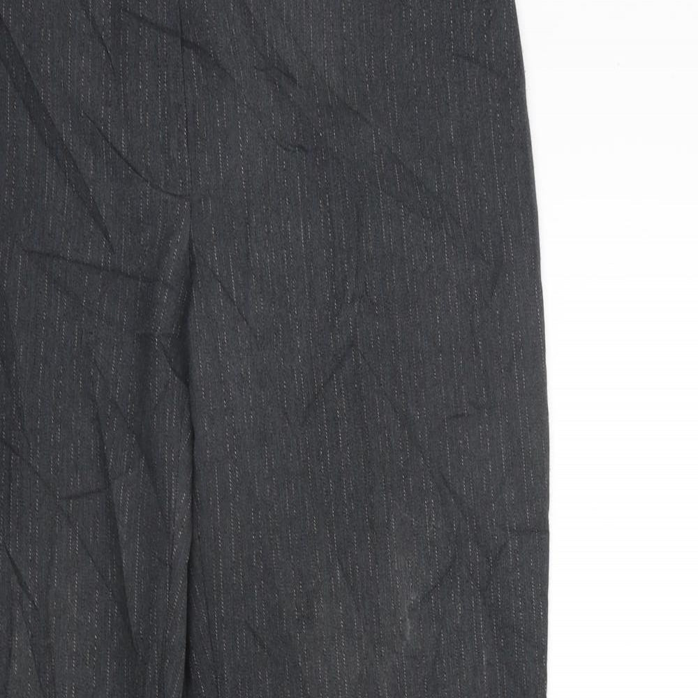 Marks and Spencer Womens Grey   Trousers  Size 12 L29 in