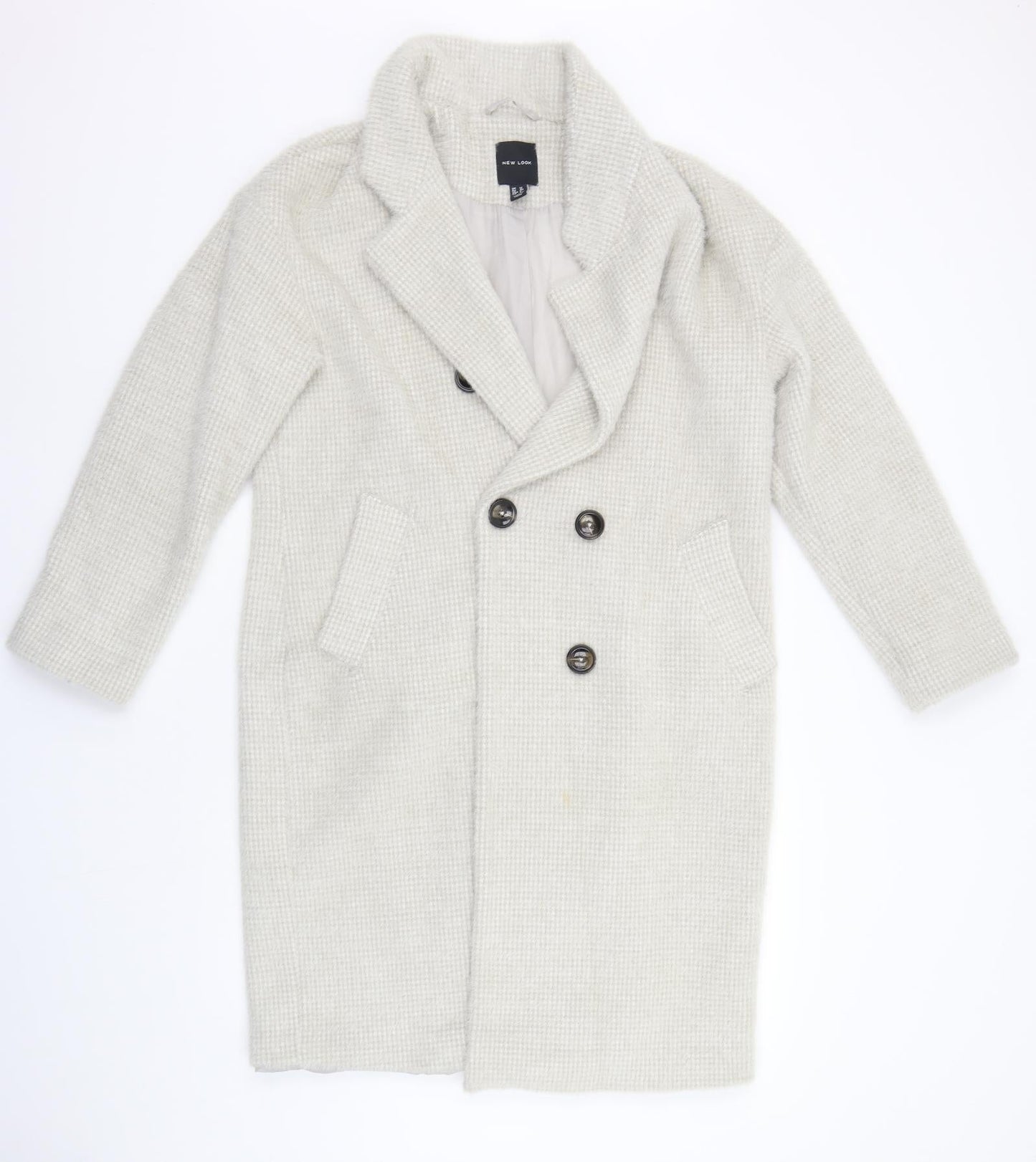 New Look Womens Grey   Jacket Coat Size 12