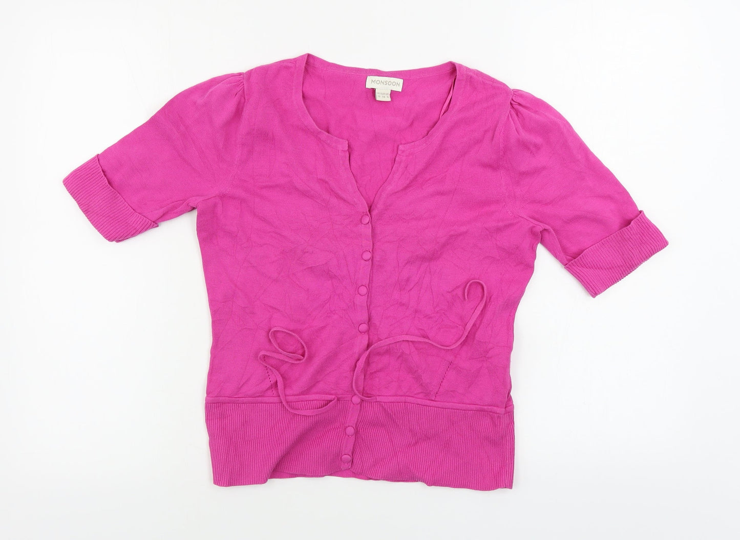 Monsoon  Womens Pink   Cardigan Jumper Size 10