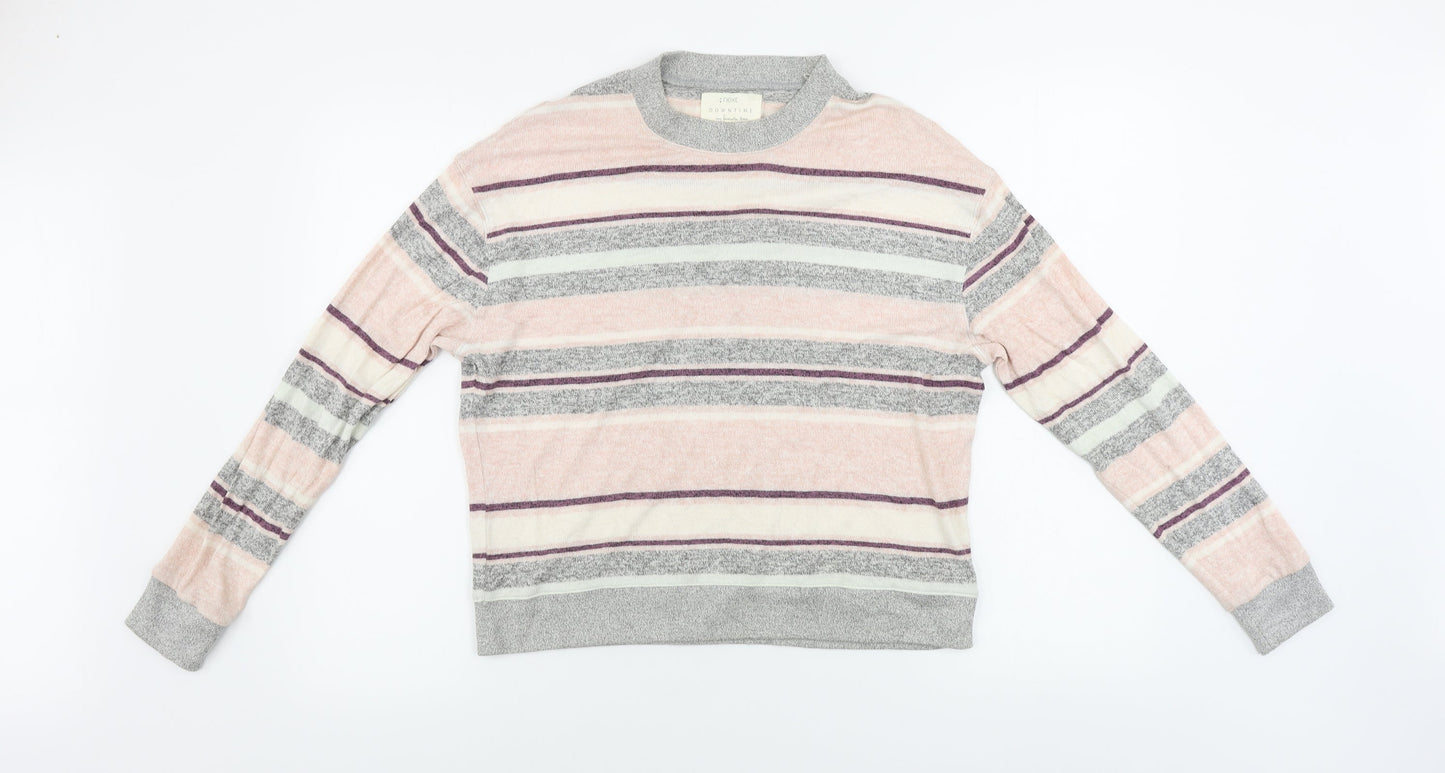 NEXT  Womens Pink Striped  Pullover Jumper Size M
