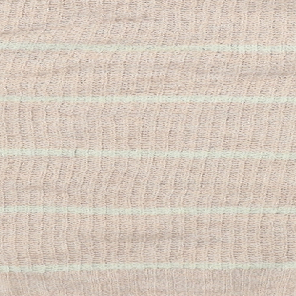 H&M  Womens Pink Striped  Pullover Jumper Size L