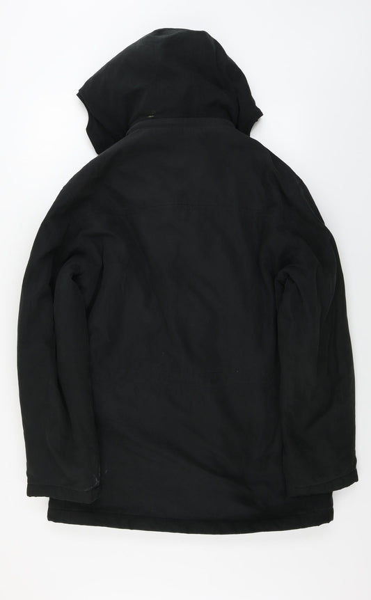 Synergy  Womens Black   Jacket Coat Size 10