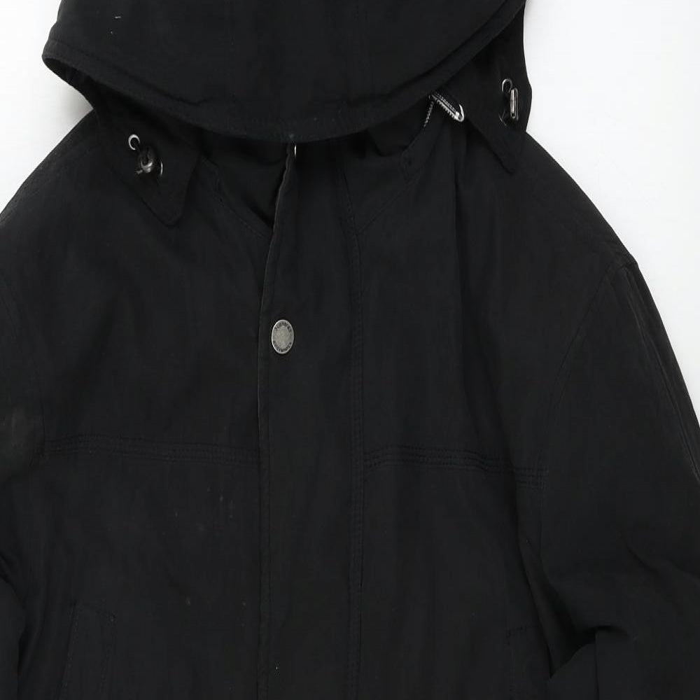 Synergy  Womens Black   Jacket Coat Size 10