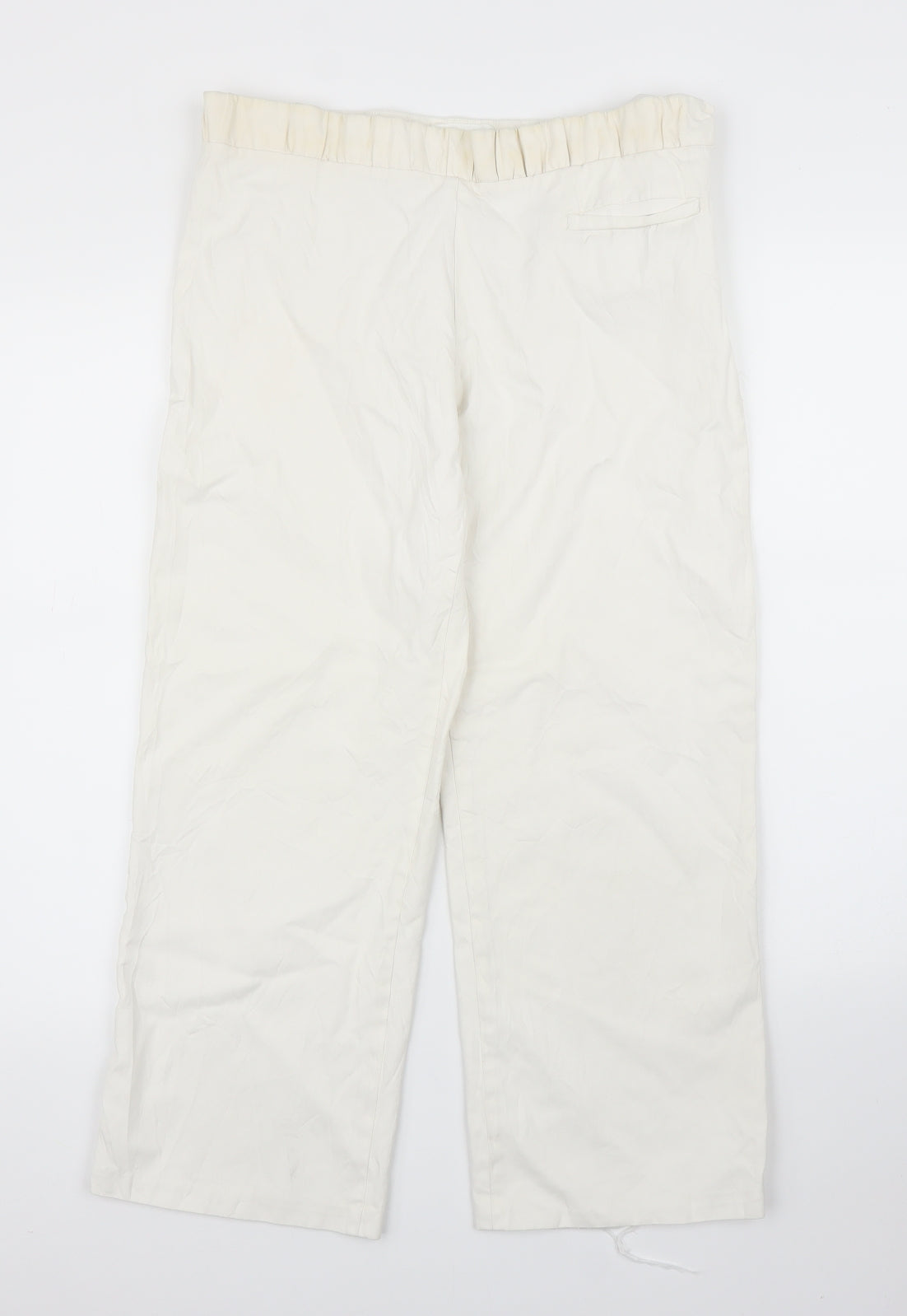 Preworn Womens White   Capri Trousers Size M L24 in