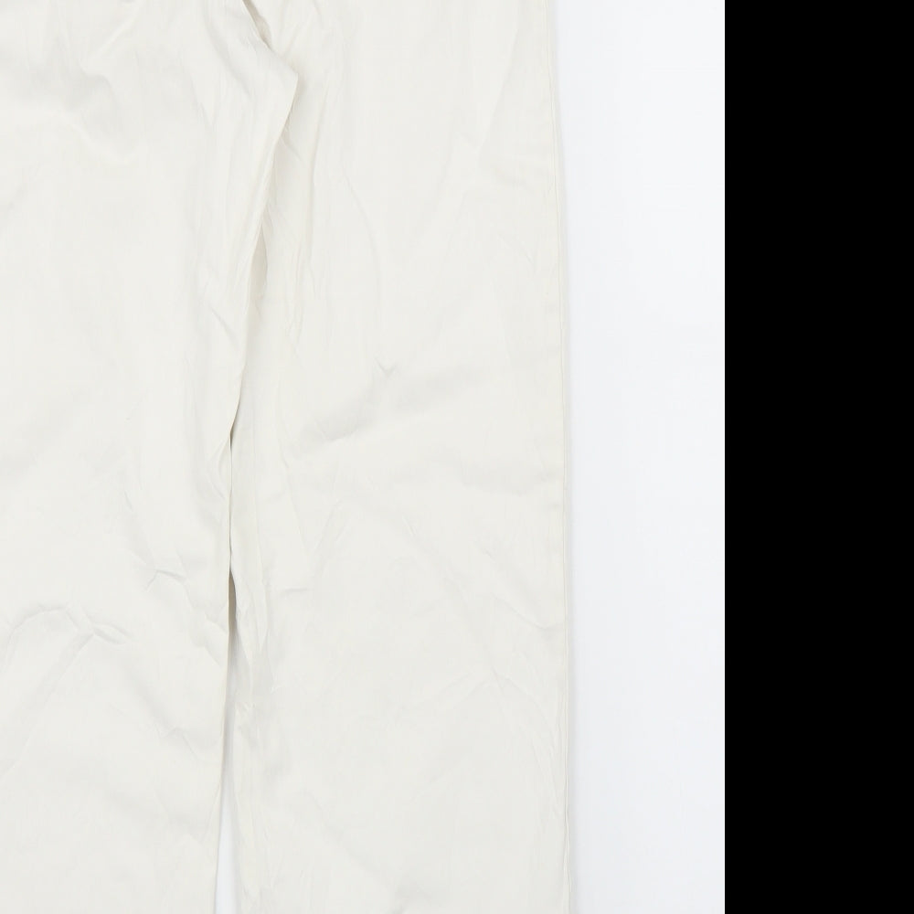 Preworn Womens White   Capri Trousers Size M L24 in