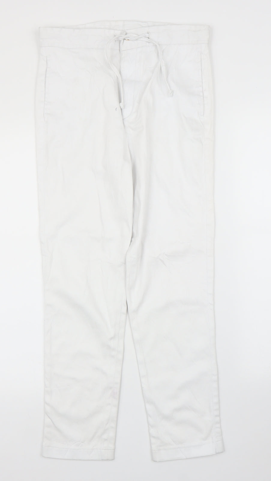 Preworn Womens White   Chino Trousers Size S L26 in