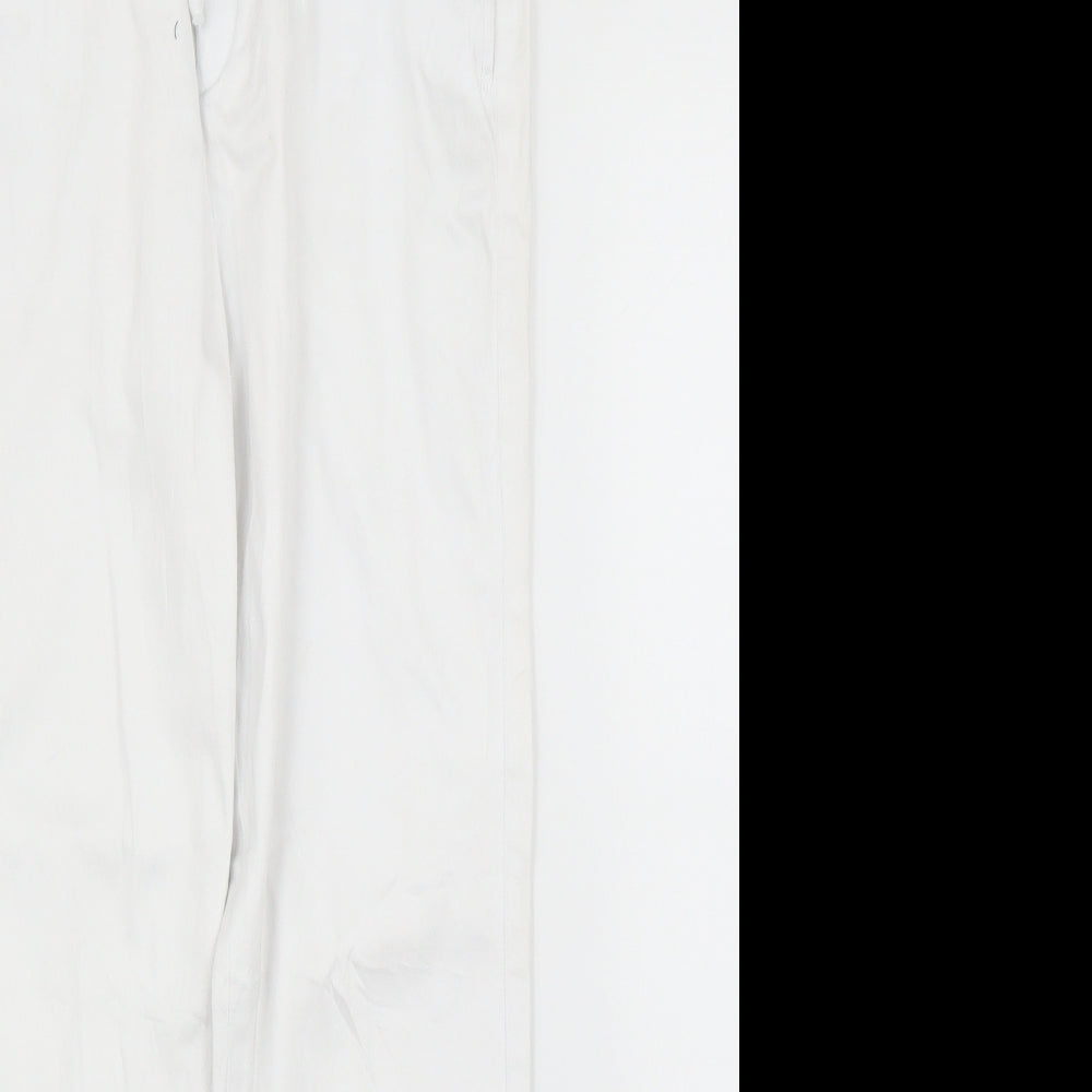 Preworn Womens White   Chino Trousers Size S L26 in