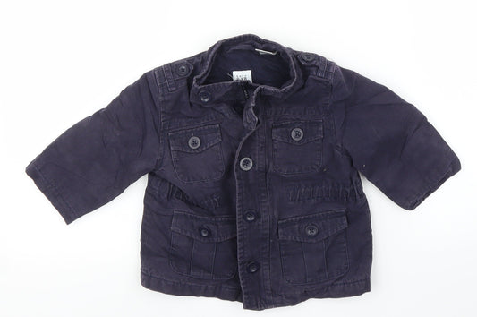 Gap Boys Blue   Military Jacket Coat Size 12-18 Months
