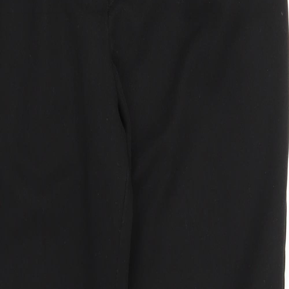 Papaya Womens Black   Trousers  Size 10 L26 in
