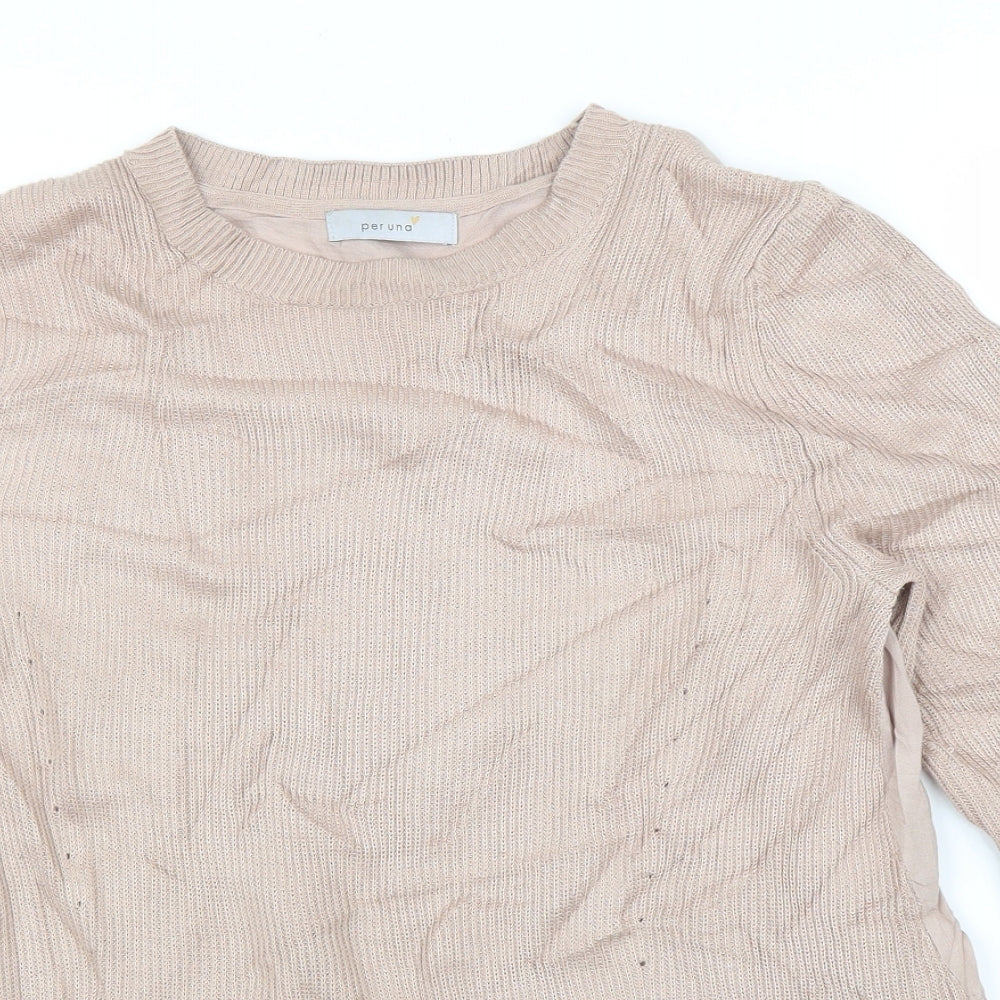 M&S Womens Pink   Pullover Jumper Size 14