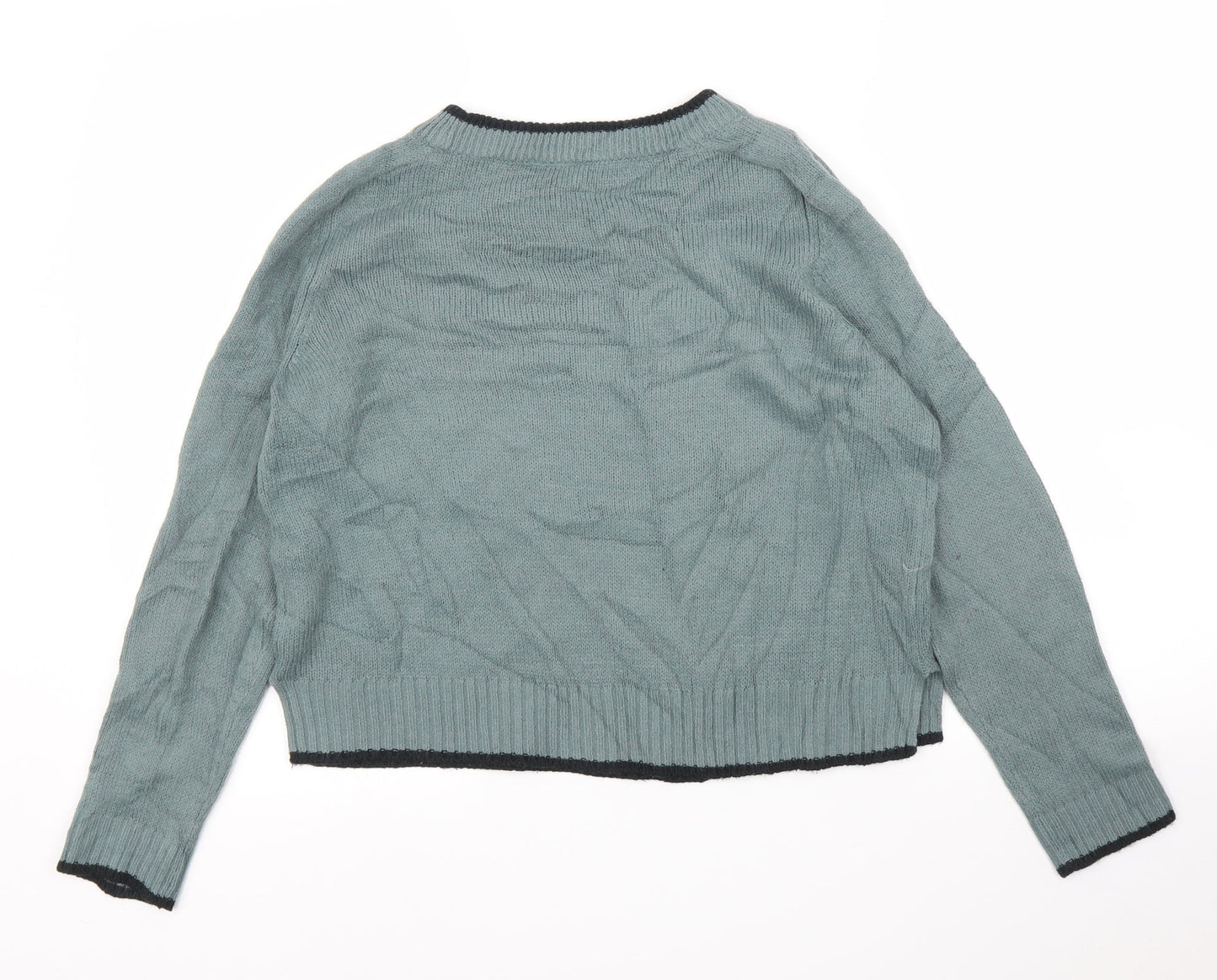 H&M Womens Green   Pullover Jumper Size S