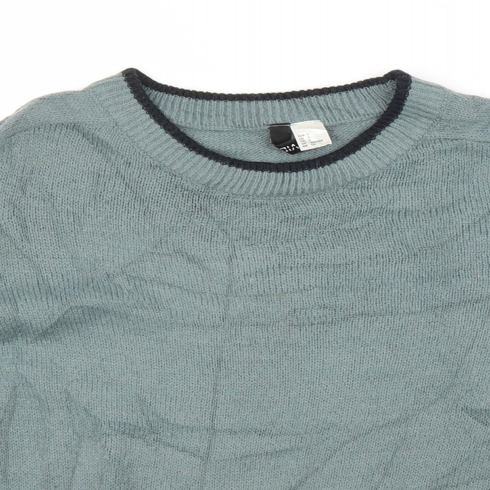 H&M Womens Green   Pullover Jumper Size S