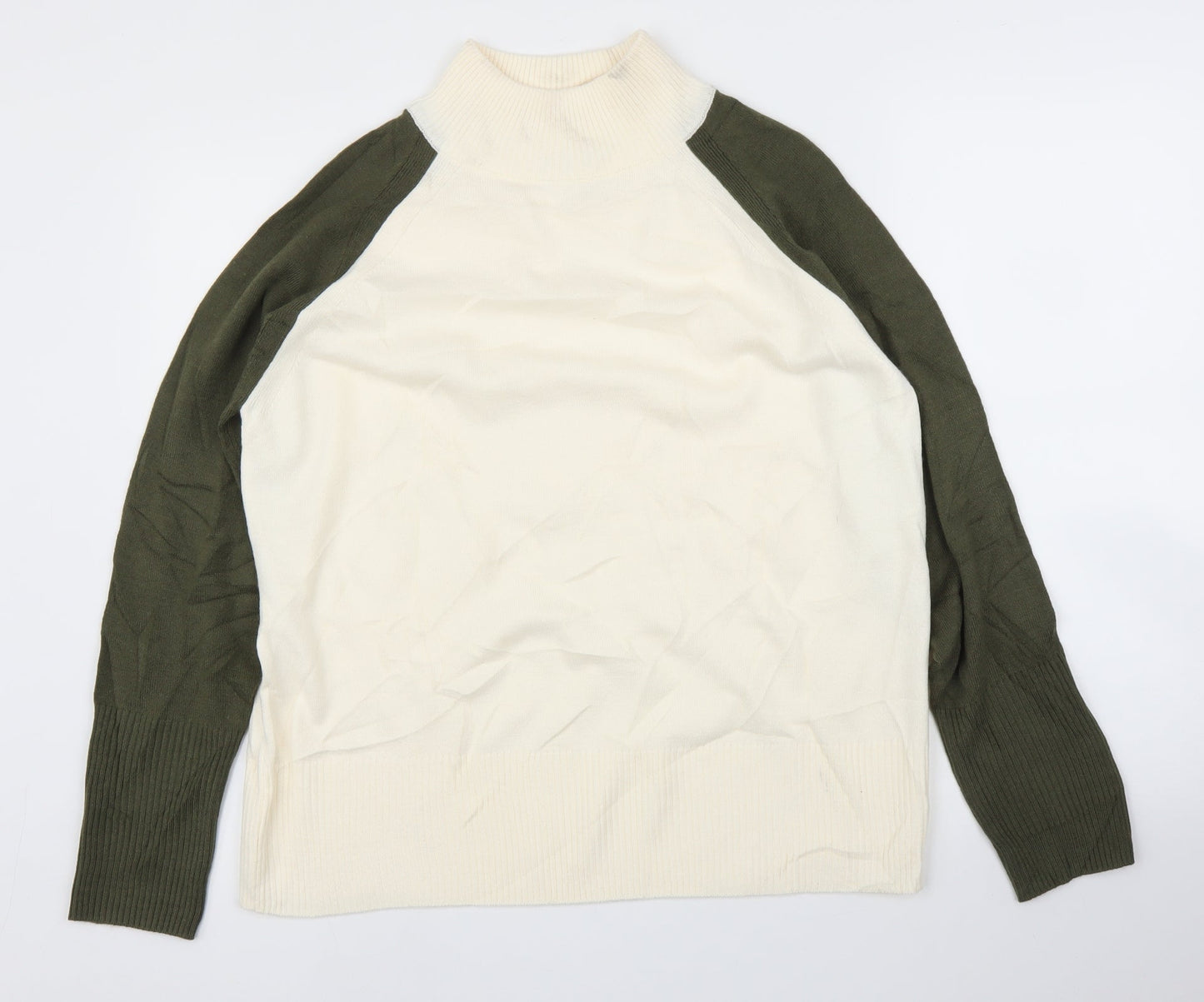 M&S Mens White   Pullover Jumper Size M
