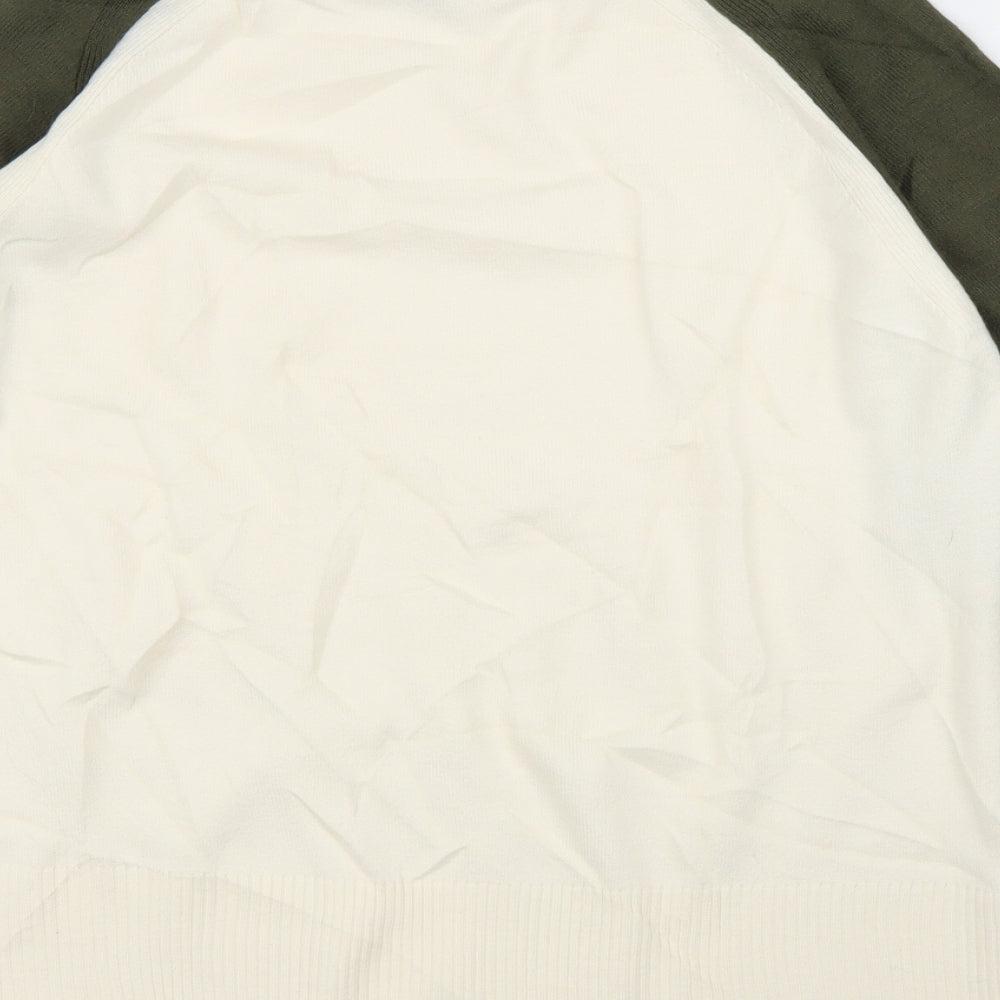 M&S Mens White   Pullover Jumper Size M