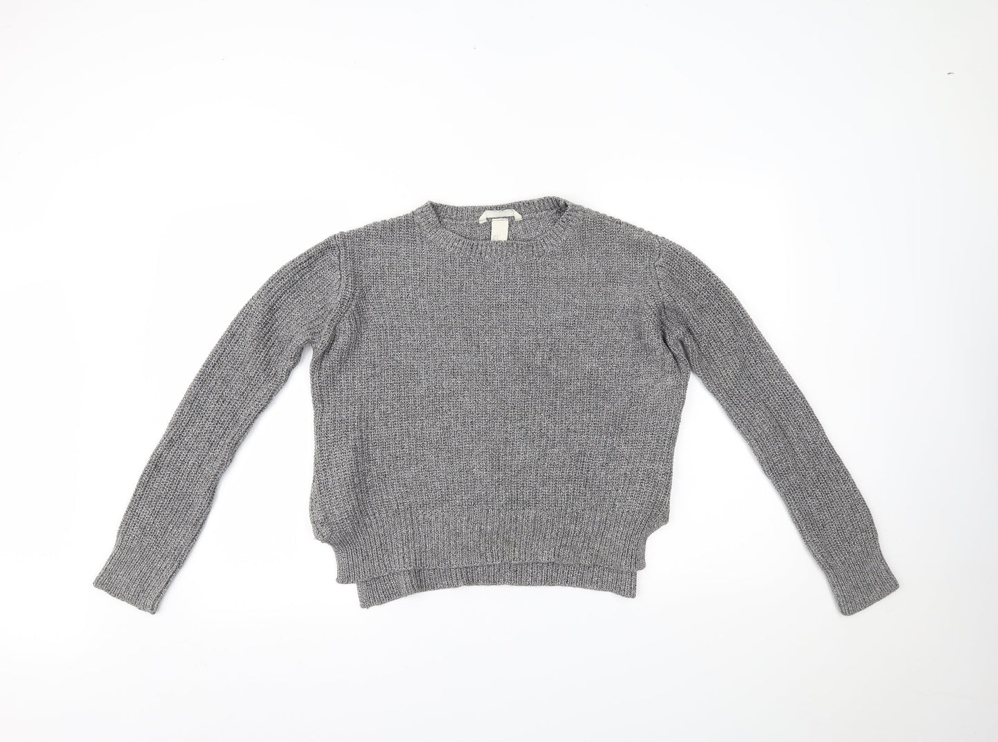 H&M Womens Grey   Pullover Jumper Size S