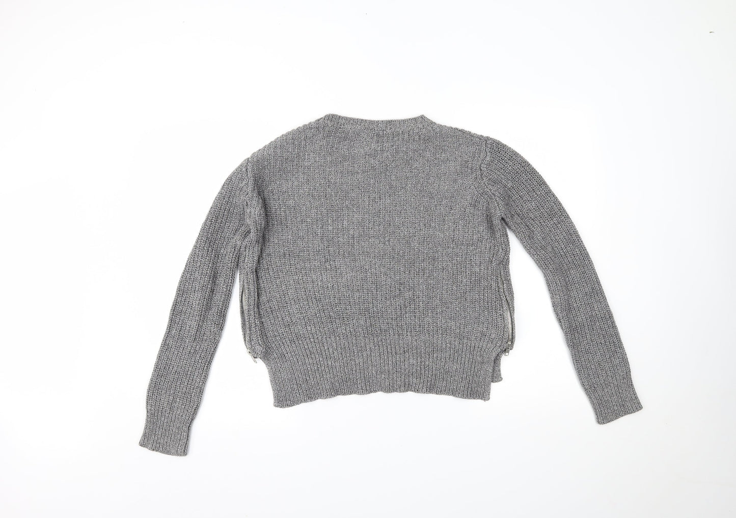 H&M Womens Grey   Pullover Jumper Size S
