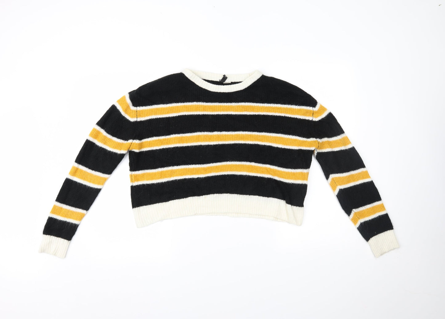 H&M Womens Multicoloured Striped  Pullover Jumper Size M