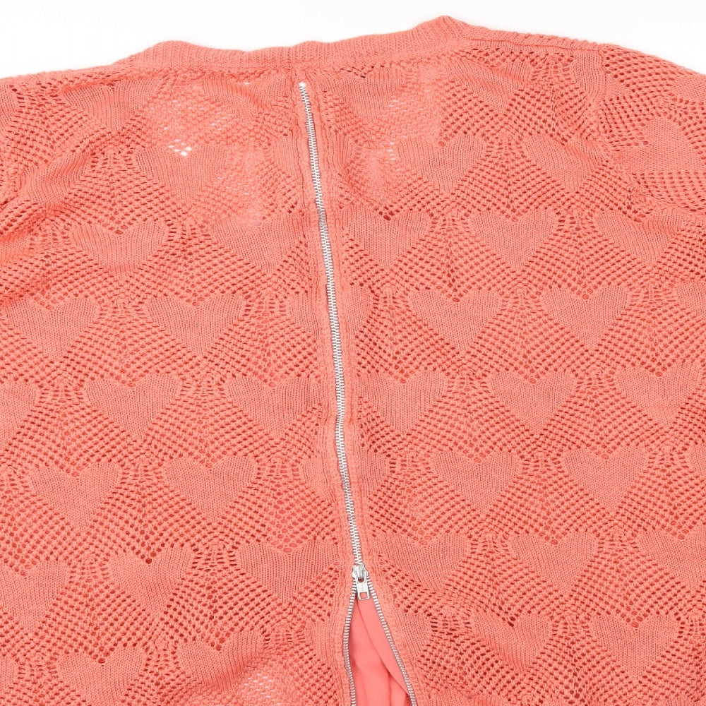 angel ribbons Womens Pink   Full Zip Jumper Size 22