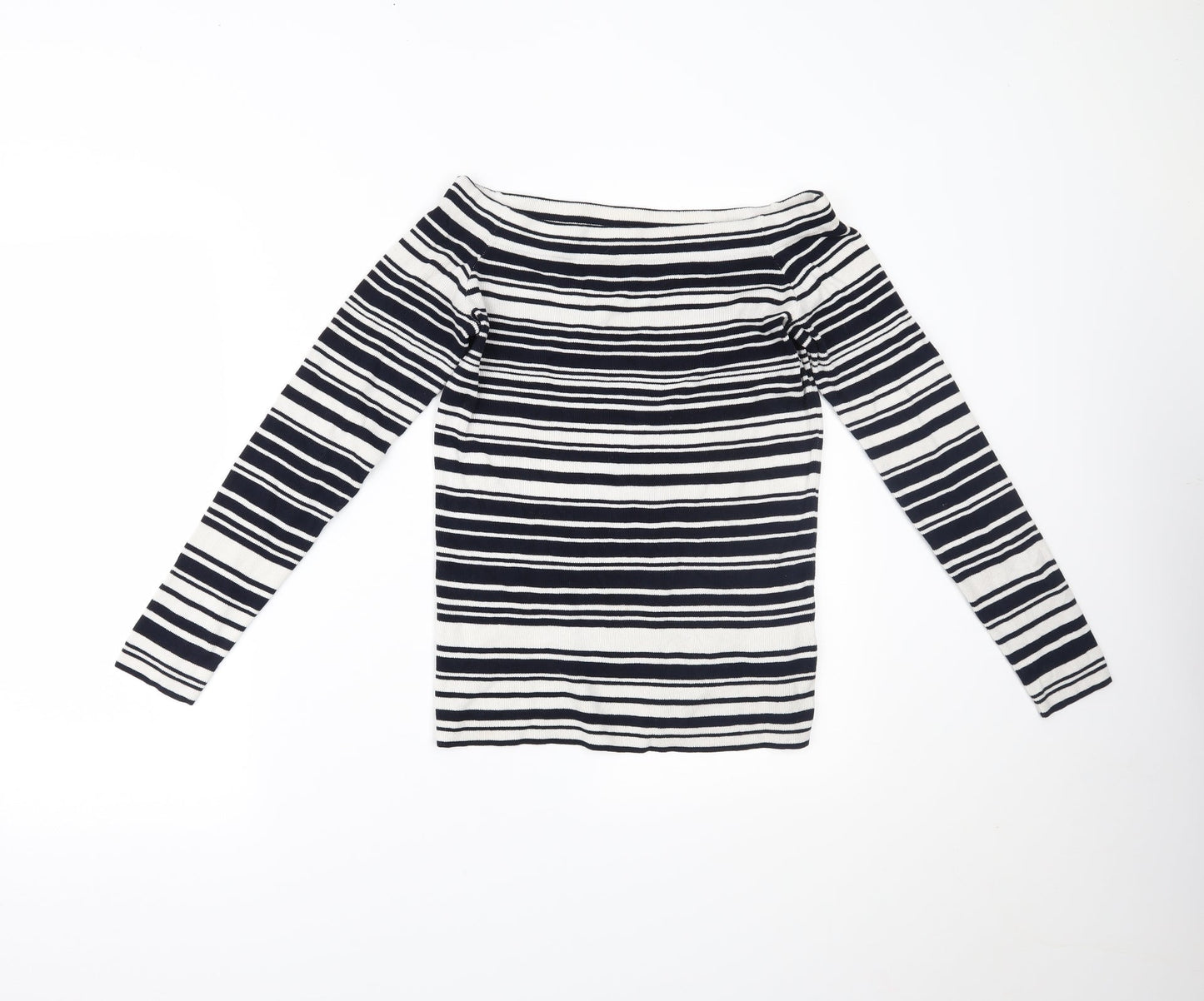Dorothy Perkins Womens Blue Striped  Basic Blouse Size 12