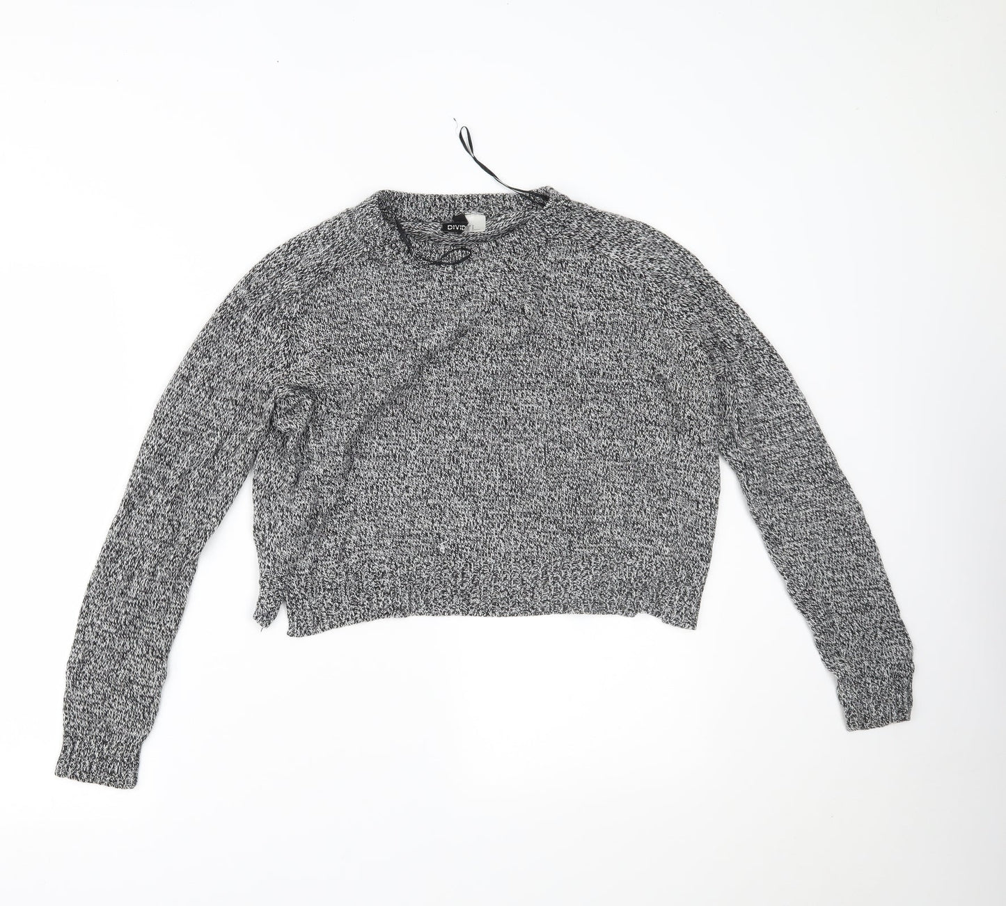 H&M Womens Grey   Pullover Jumper Size M