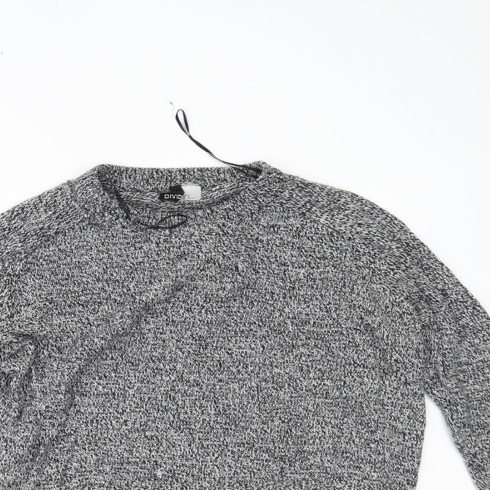 H&M Womens Grey   Pullover Jumper Size M