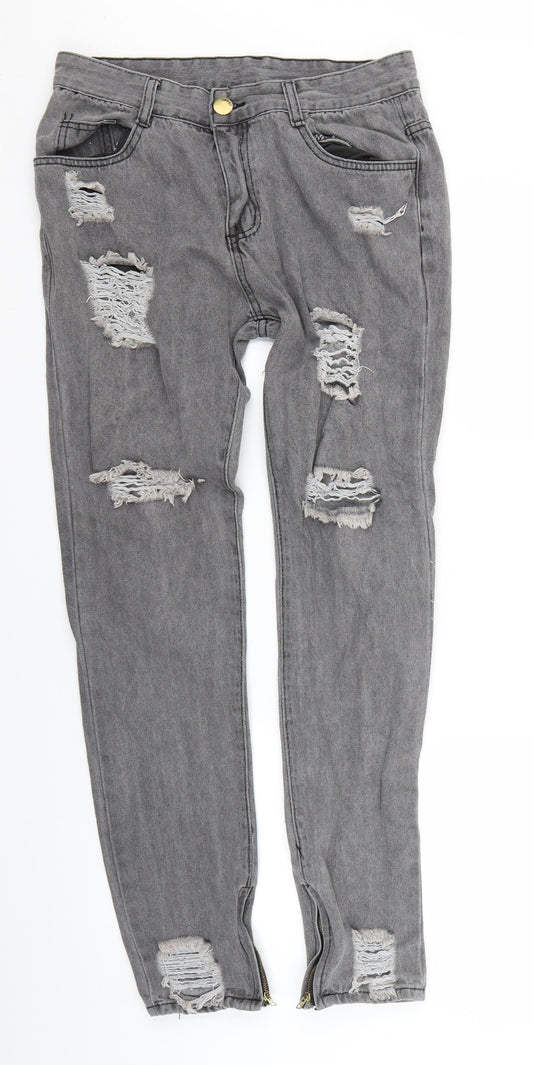 Preworn Mens Grey   Skinny Jeans Size M L28 in