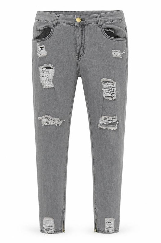 Preworn Mens Grey   Skinny Jeans Size M L28 in