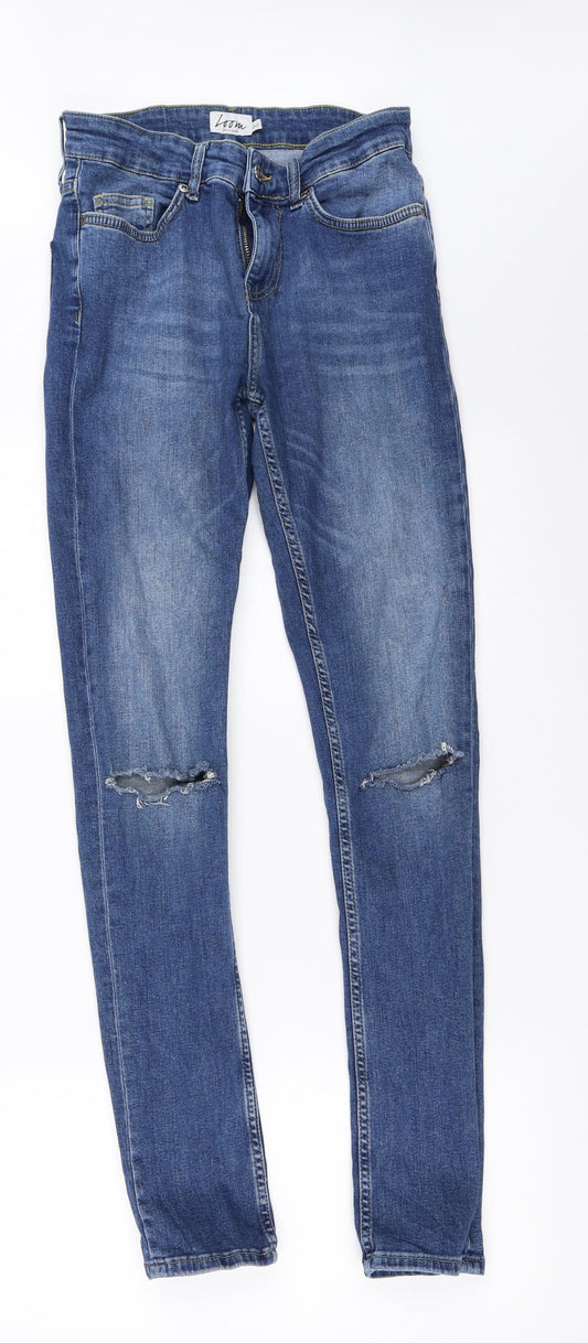 Loom Womens Blue  Denim Skinny Jeans Size 30 in L32 in