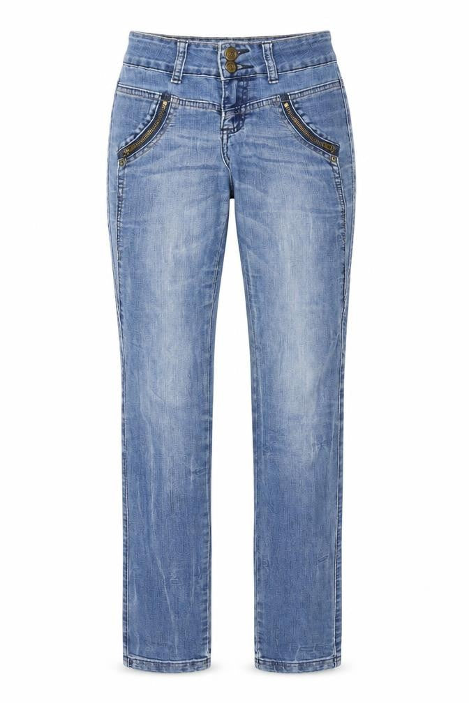 Troll Womens Blue  Denim Straight Jeans Size 34 L31.5 in