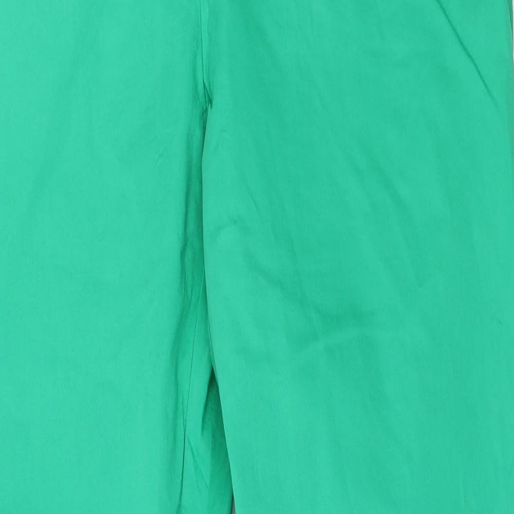 Solar Womens Green   Capri Trousers Size 42 L27.5 in