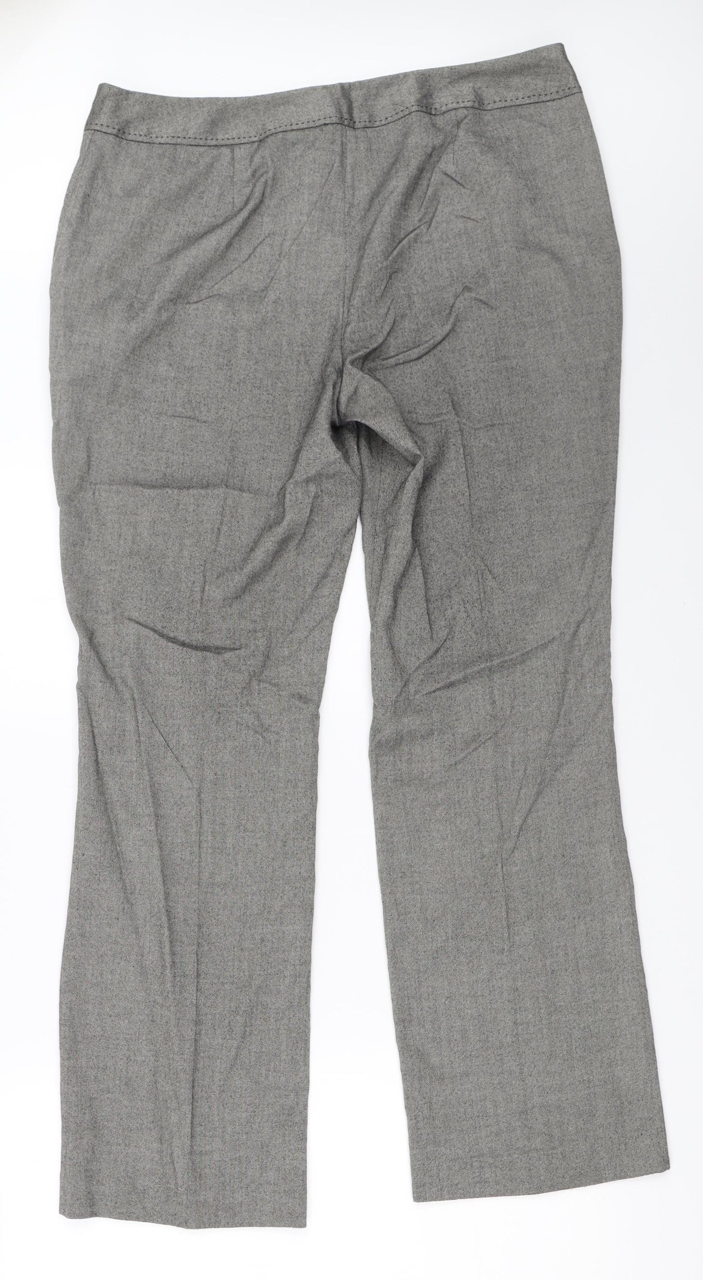 Papaya Womens Grey   Trousers  Size 37 in L30 in
